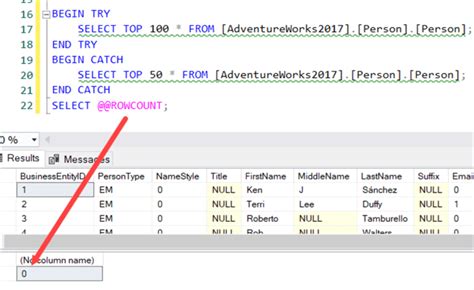 How To Use ROWCOUNT In SQL Server DENGINEER ICT