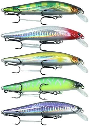 Onenine Fishing Lures For Bass Pcs Topwater Bass Lures Slow Sinking