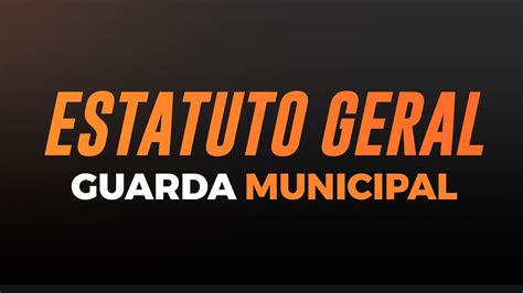 Concurso Da Guarda Municipal De Vitória Es Estatuto Geral Das Guardas Municipais Youtube