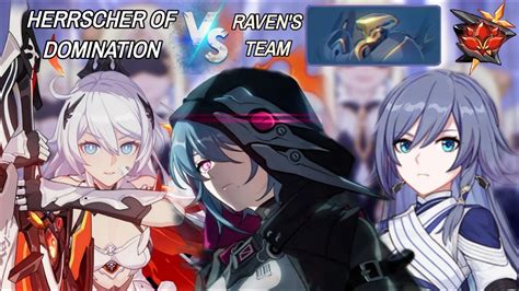 Raven S Team Vs Herrscher Of Domination Red Lotus D400 Honkai Beta