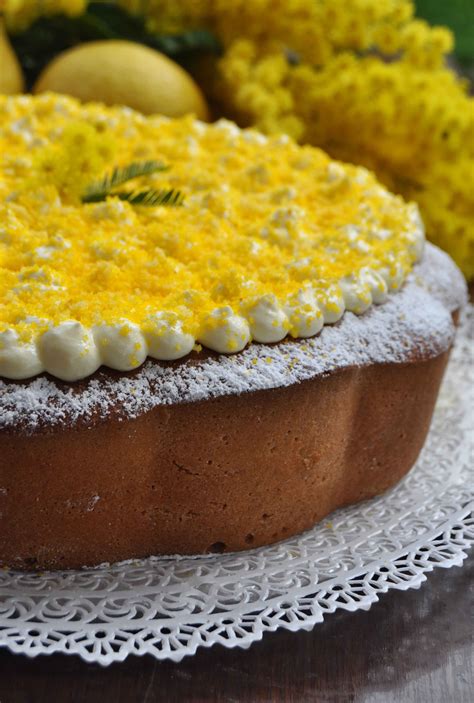 Torta Mimosa Con Crema Chantilly Al Limone Cook And Love