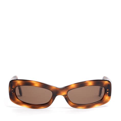 Chanel Brown Tortoise Frame Quilted Sunglasses Labelcentric