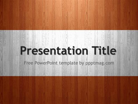 Wood PowerPoint Template – Prezentr