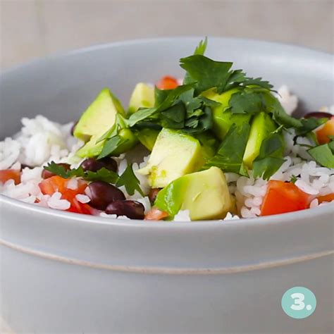 Microwaved Veggie Rice Bowl Recipe By Maklano