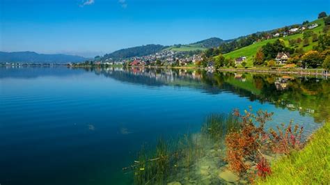 [1920x1080] Lake in Switzerland : r/wallpaper