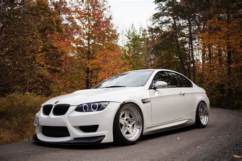 My E92 on aggressive fitment Fifteen52 wheels