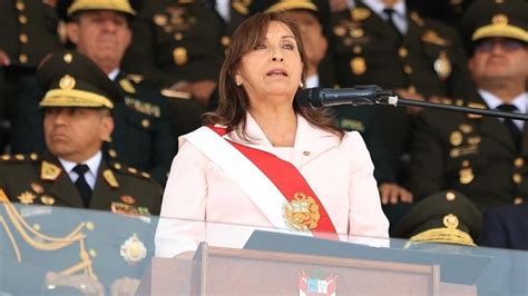 Perú Dina Boluarte Exige Al Congreso Aprobar Adelanto De Elecciones