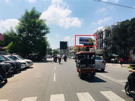 Rectangle Multicolor Outdoor Flex Hoarding Structure For Advertising