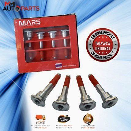 Mars Red Full Silicone Front Disc Brake Pin Caliper Pin For Perodua