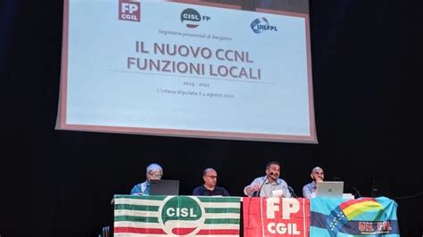 Contratto enti locali in Bergamasca novità per oltre seimila