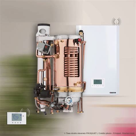 Gas Boiler Hydromotrix Condensation Visio Frisquet Wall Mounted