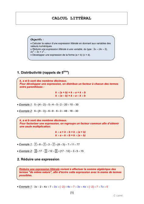 R Duire Une Expression Litt Rale Avec Parenth Ses