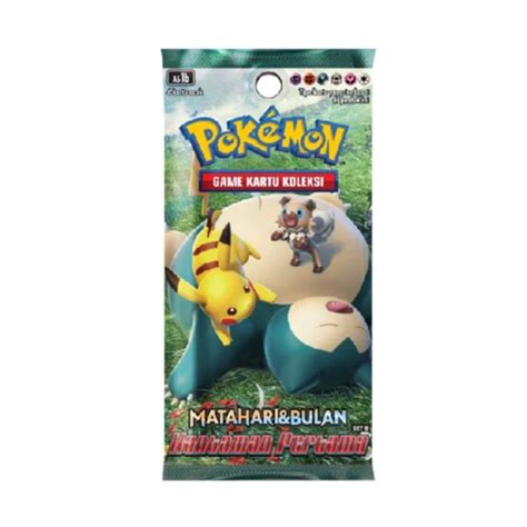 Jual Kartu Pokemon Tcg Booster Pack Hantaman Pertama As B Matahari Dan