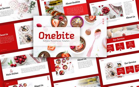 Modèle Powerpoint De Présentation Culinaire Onebite