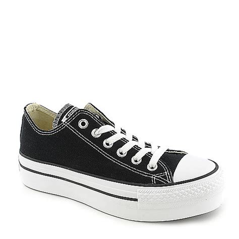 Converse Chuck Taylor Womens Black Platform Casual Lace Up Sneaker Shiekh Shoes