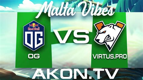 Dota Ru Virtus Pro Vs Og Bo Pinnacle Cup Playoff Youtube