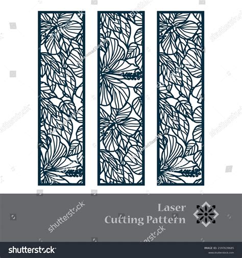 Laser Cut Vector Panel Seamless Pattern Stock Vector Royalty Free 2197639685 Shutterstock