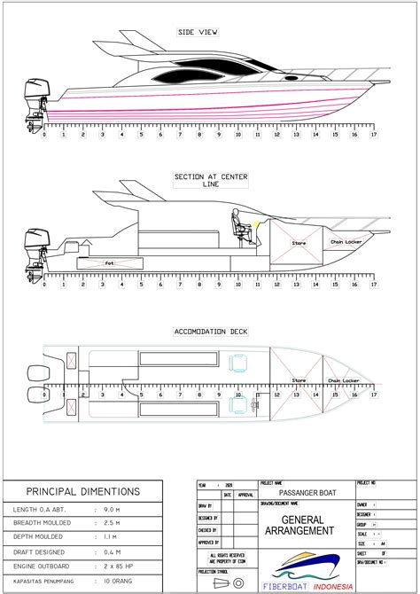 Desain Speed Boat Pt Fiberboat Indonesia