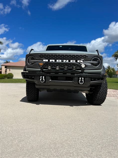 Tcbronco Bull Bar For 2021 Ford Bronco With Modular Bumpers Texas