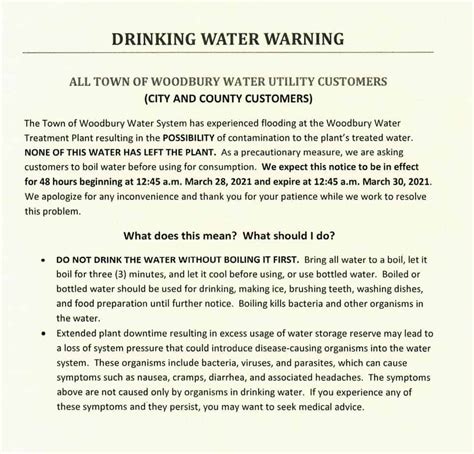 Boil Notice Issued From Water System Wbry Fm Am