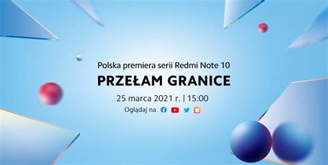 Xiaomi Redmi Note 10 25 Marca Polska Premiera Serii TELEPOLIS PL