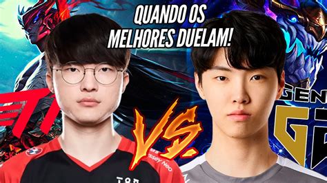 FAKER VS CHOVY T1 VS GENG DUELO DE FINAL DE LCK 2023 YouTube