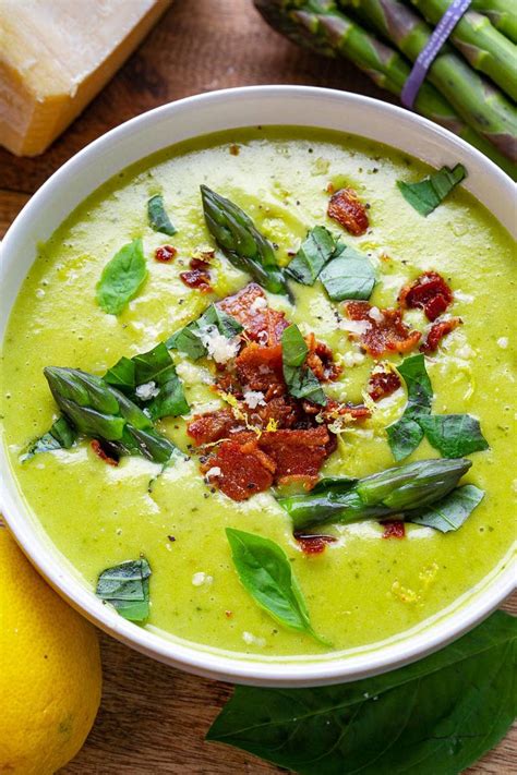 Asparagus Soup Recipe Asparagus Soup Spring Soups Asparagus Recipe