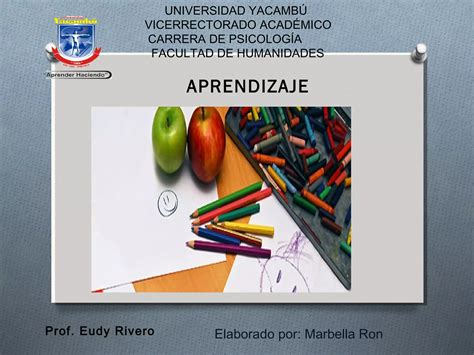 Aprendizaje Exposicion Ppt Descarga Gratuita