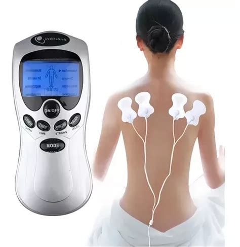 Electro Masajeador Estimulador Muscular Tens Pads Modos Meses Sin