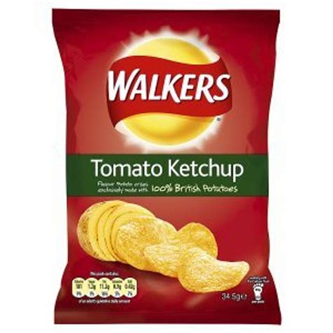 Walkers Tomato Ketchup Crisps - The Queen's Pantry