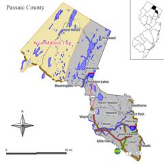 Category Locator Maps Of Populated Places In Passaic County New Jersey