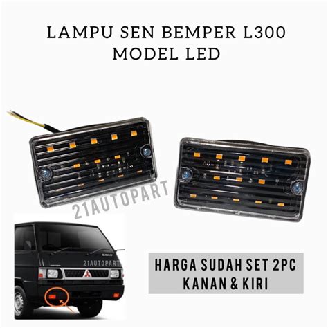 Jual L Mitsubishi Lampu Sein Bemper Model Led Shopee Indonesia