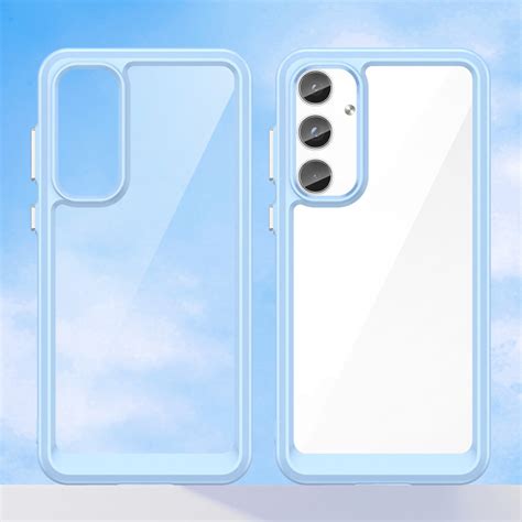 For Samsung Galaxy A55 Case ELVEV High Quality PC TPU Transparent