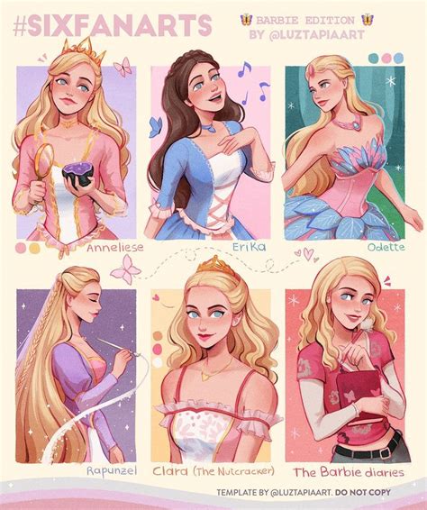 Luz Tapia Art On Twitter Barbie Cartoon Barbie Drawing Disney