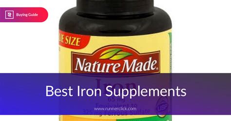 The Best Iron Supplements Reviewed 2019 | RunnerClick