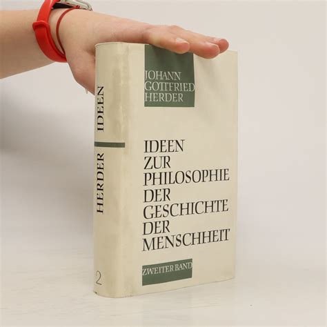 Ideen Zur Philosophie Der Geschichte Der Menschheit Band 2 Johann