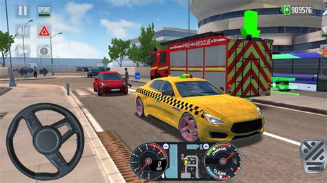 Maserati Quattroporte 2023 Driving New York City Driving Usa Taxi SIM