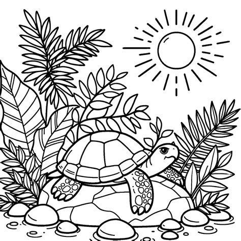 Turtle Pictures To Color