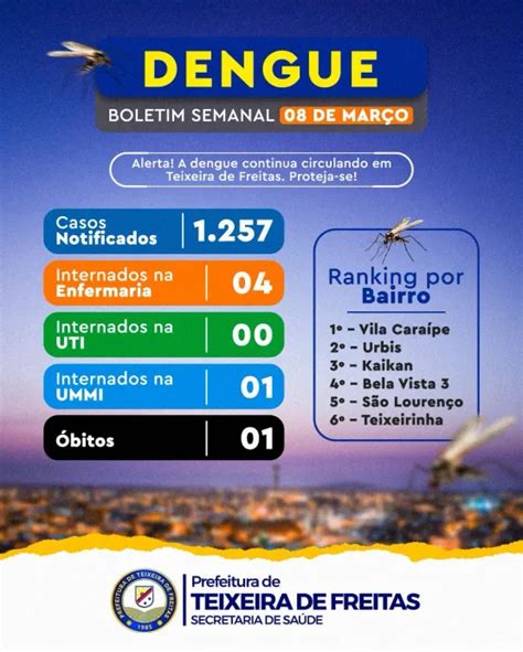 Dengue Boletim Semanal Das Arboviroses A Saiba Quem S O