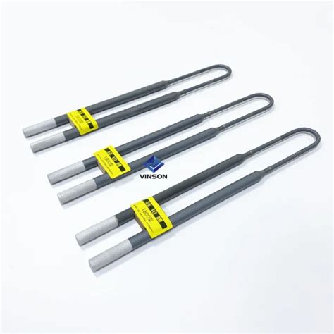 1700 1800 1900 Degree L W U Type Molybdenum Disilicide Mosi2 Heater Rod