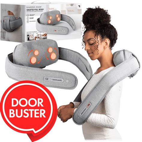 Morningsave Sharper Image Multi Function Shiatsu Full Body Cordless Massager