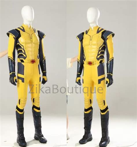 Deadpool Anzug Wolverine Cosplay Kost M Logan Cosplay Kost M Etsy