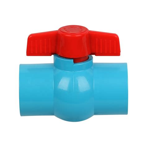 Pntek High Guality Pn Pn Upvc Compact Ball Valve Blue Color