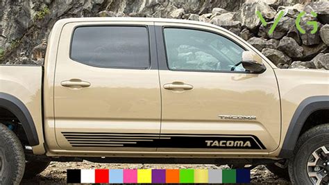 Toyota Tacoma Vinyl Side Decal Sticker Graphics Kit X2 Any Color Etsy