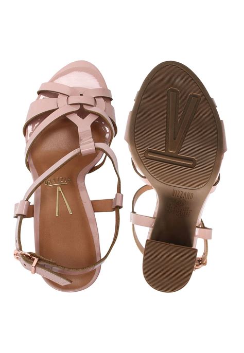 Sandália Vizzano Detalhe Salto Nude Compre Agora Dafiti Brasil