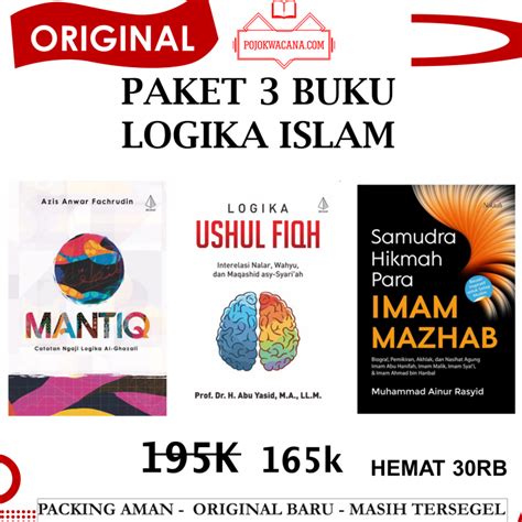 Original Paket Buku Logika Islam Mantiq Catatan Ngaji Logika Al