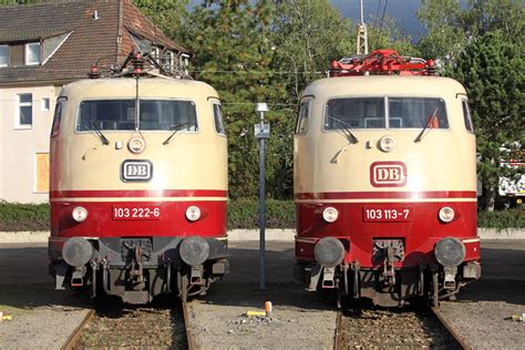 Die 103 222-6 und 103 113-7 beim BW Fest Osnabrück am 18,09,10 - Bahn ...