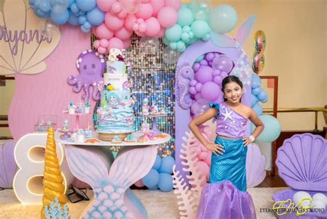 Kara S Party Ideas Mermaid Themed Birthday Party Kara S Party Ideas