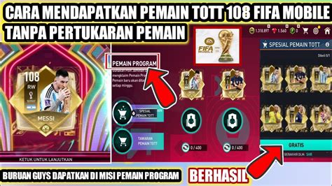 Cara Mendapatkan Pemain Tott Terbaru Fifa Mobile Tanpa Pertukaran