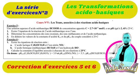 Corriger D Exercices Et Pour Les Transformations Associ Es Des